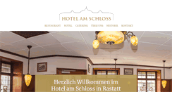 Desktop Screenshot of hotelamschloss-rastatt.de